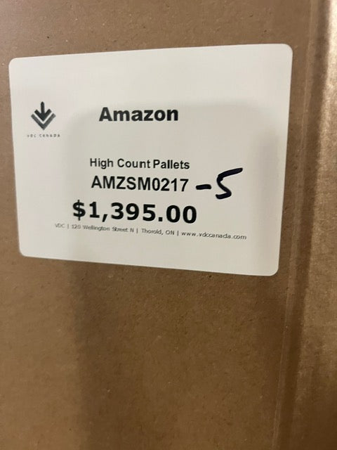 Amazon 'Smalls' Pallets BL# AMZSM0217-5