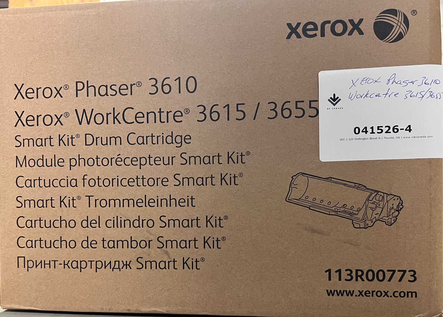 Xerox Phaser 3610 - Smart Kit Drum Cartridge - Workcentre 3615/3655 - 041526-4